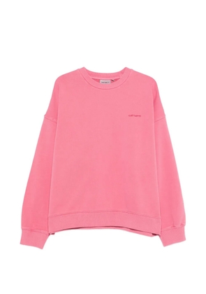 Carhartt WIP Benton logo-embroidered sweatshirt - Pink