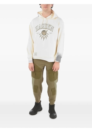 Neil Barrett James Harden-print hoodie - Neutrals