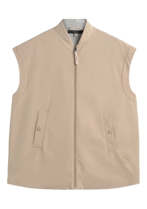 Weekend Max Mara zip-fastening sleeveless gilet - Neutrals