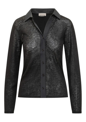 Semicouture wool shirt - Black