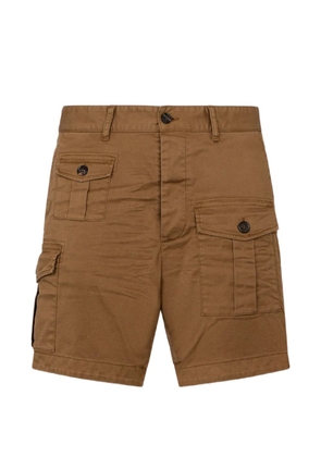 DSQUARED2 button-fastening cargo shorts - Brown