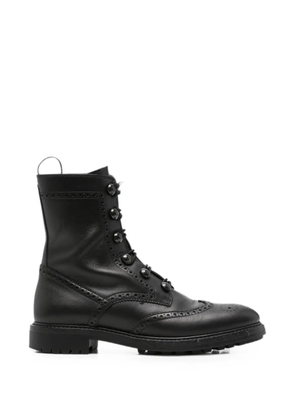 Christian Dior Pre-Owned 2010s brogue-detail boots - Black