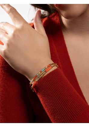 Gas Bijoux Zanzibar thread-wrapped bracelet - Orange