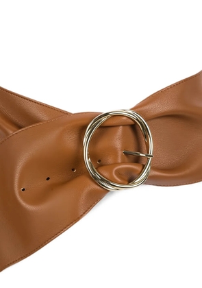 TWINSET buckle-fastening wide belt - Brown