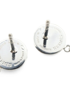 Hermès Pre-Owned 2010s circle-design earrings - Silver