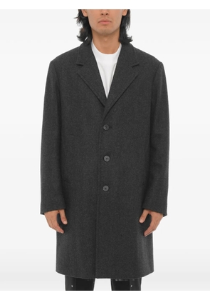 Neil Barrett notched-lapel single-breasted coat - Grey