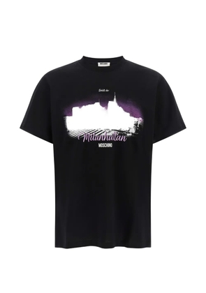 Moschino Milanhattan graphic-print T-shirt - Black