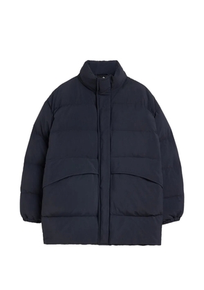 Jil Sander quilted down coat - Blue