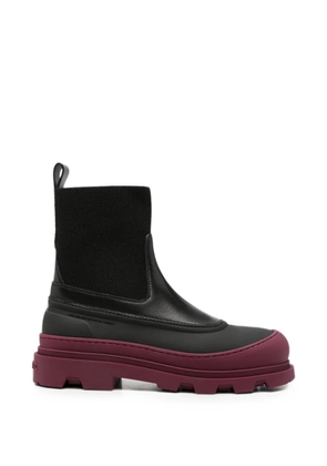 Moncler Vera leather ankle boots - Black
