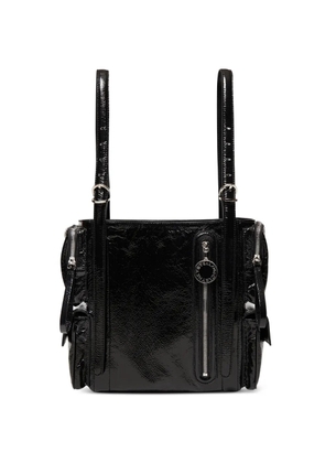 Stella McCartney crinkled-finish multi-pocket tote bag - Black