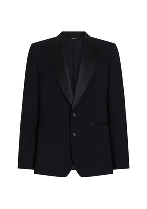 Dolce & Gabbana single-breasted two-piece wool tuxedo suit - Blue