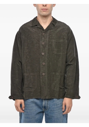NEVER ENOUGH pocket-detail shirt jacket - Brown