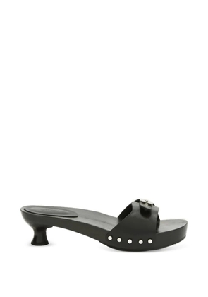 Scholl Pescura Claire leather sandals - Black