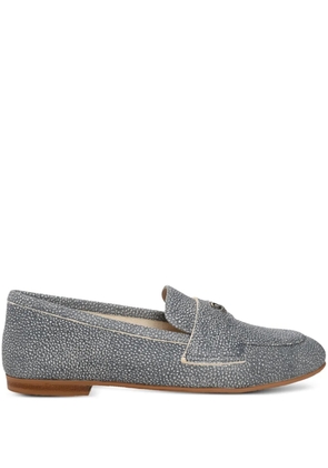 Casadei leather loafers - Grey