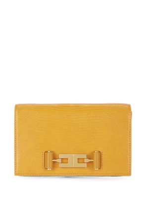 Elisabetta Franchi shoulder bag with groumette chain - Yellow