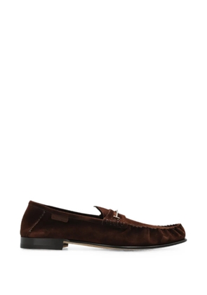 TOM FORD leather loafers - Brown