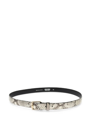 DSQUARED2 python-effect leather belt - Neutrals
