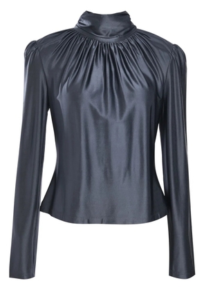 Rabanne high-neck top - Grey