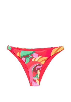 FARM Rio graphic-print bikini bottoms - Red