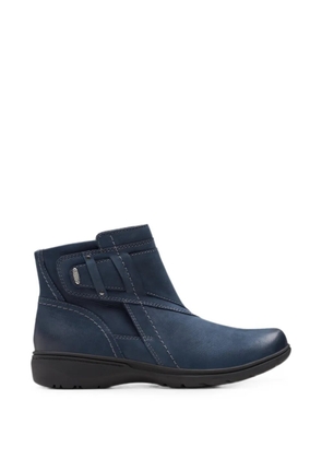 Clarks Originals Carleigh Style leather ankle boots - Blue
