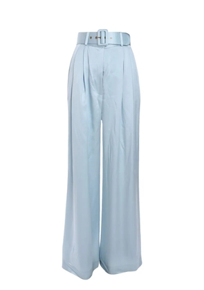 ZIMMERMANN pleated silk trousers - Blue