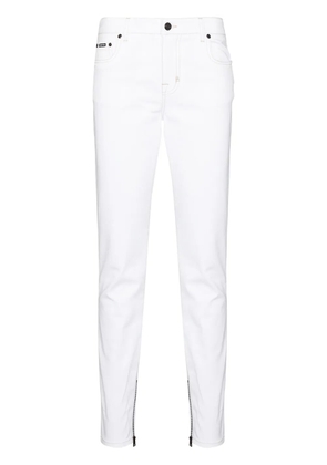 TOM FORD zip-cuff skinny jeans - White