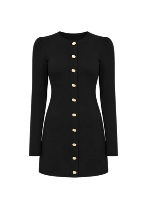 Reformation Micah button-down mini dress - Black