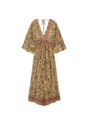 Ba&Sh Pipa asymmetric dress - Yellow
