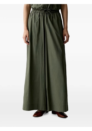 Benetton elasticated-waist palazzo pants - Green