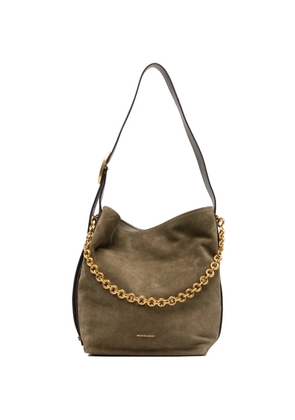Michael Kors large Nolita chain-link leather shoulder bag - Green