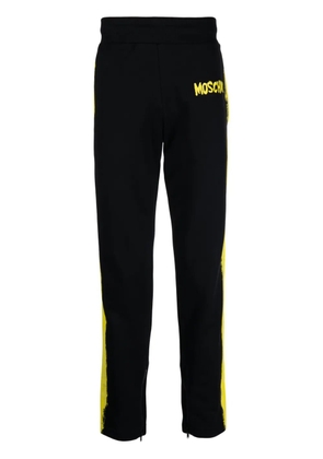 Moschino logo-print track pants - Black