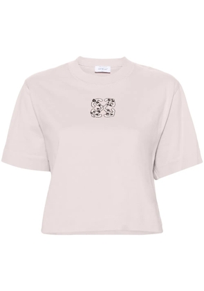Off-White Bling Leaves Arrow T-shirt - Pink