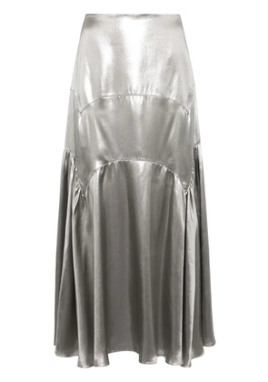 Lanvin metallic long skirt - Silver