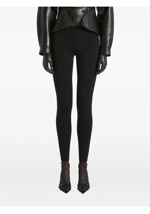 Balmain high-waisted Milano jersey trousers - Black