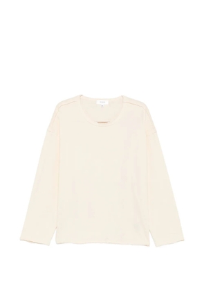 FOUND raw-edge long-sleeve T-shirt - Neutrals