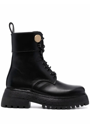 Ports 1961 ridged lace-up boots - Black