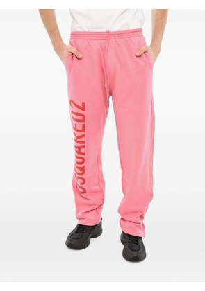 DSQUARED2 logo-print track pants - Pink
