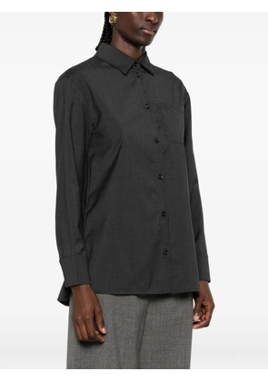 Max Mara button-up chest-pocket shirt - Grey