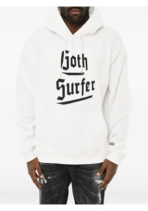 DSQUARED2 lettering-print hoodie - White