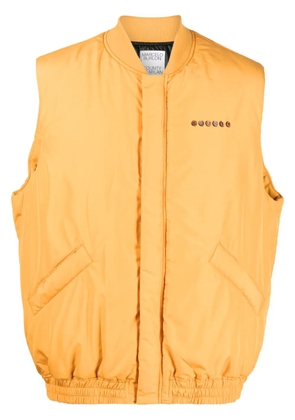 COUNTY OF MILAN County Sugar logo-print padded gilet - Orange