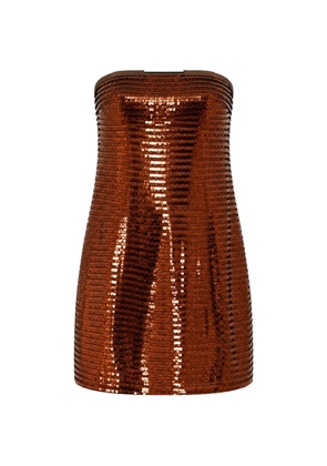 16Arlington Nolo sequin-embellished mini dress - Brown