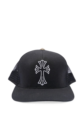 Chrome Hearts cross-embroidered baseball cap - Black