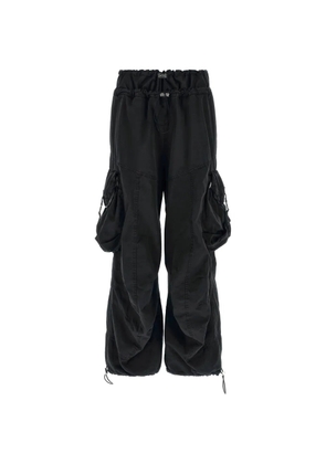 The Attico panelled cargo pants - Black
