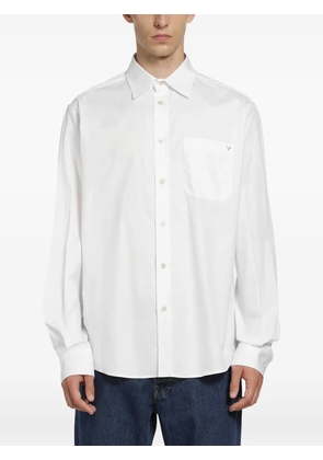 Valentino Garavani VGold cotton Oxford shirt - White