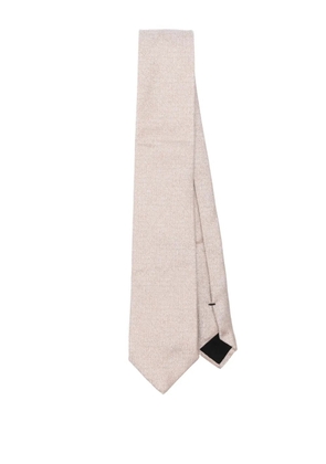 BOSS silk tie - Brown