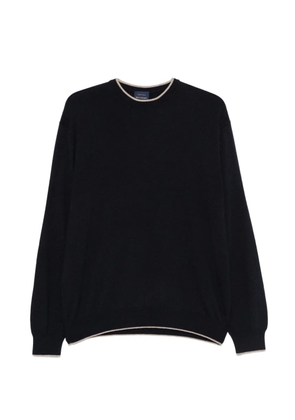 Paul & Shark contrast-trim cashmere sweater - Blue
