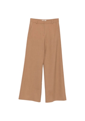 Maje belt-loop pinstriped trousers - Neutrals