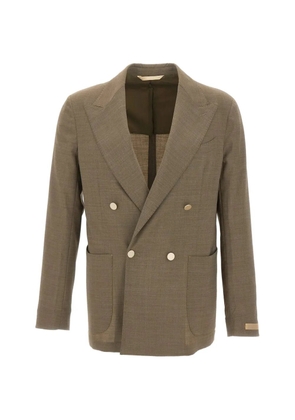 Briglia 1949 peak-lapel double-breasted blazer - Brown