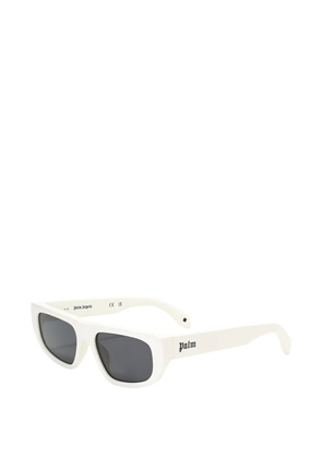 Palm Angels Ventura rectangle-frame sunglasses - White