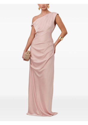 SÁVEL Justina one-shoulder draped maxi dress - Pink